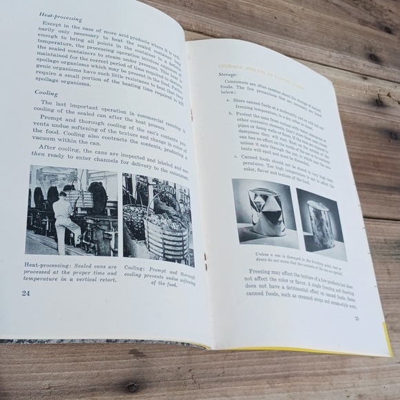 Commercially Canned Foods 1945 High School Manual Booklet Guide - Picture 4 of 10
